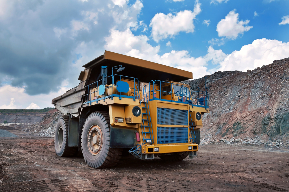 A,Picture,Of,A,Big,Yellow,Mining,Truck,At,Work